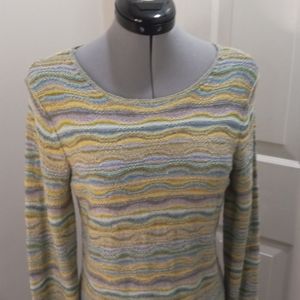 Talbots Color Wave Lightweight Sweater Size Small